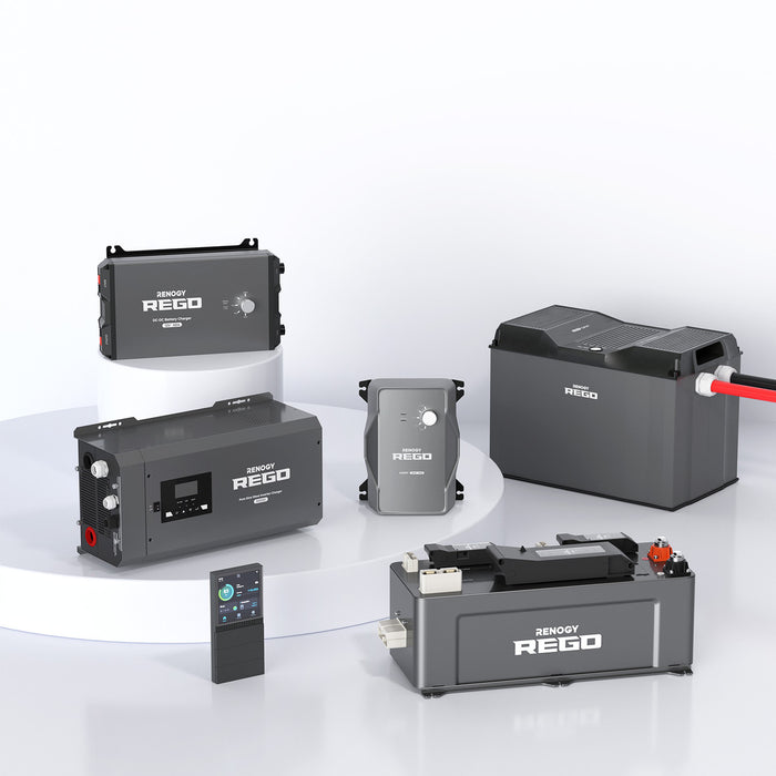 Renogy REGO off-grid power system REGORV-5KBN-US — Modern Productions®