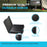 Renogy 100 Watt 12 Volt Monocrystalline Foldable Solar Suitcase with Voyager RNG-KIT-STCS100D-VOY20-US