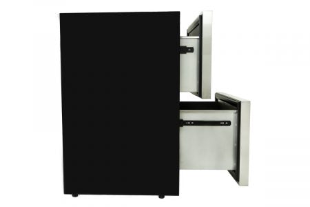 Blaze 5.1 Cu. ft. Outdoor-Rated Double Drawer Refrigerator - BLZ-SSRF-DBDR5.1