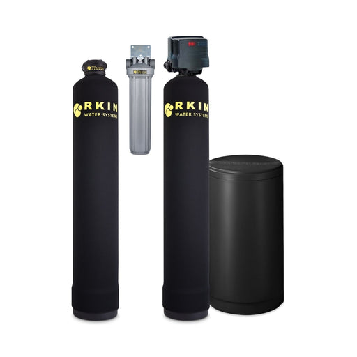 Rkin Salt Based Water Softener and Whole House Carbon Filter System