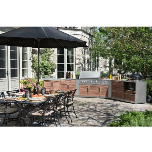 New Age Outdoor Kitchen Stainless Steel 6 Piece Cabinet Set 66050