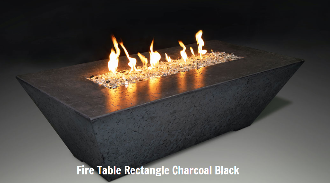 Canyon Gas Logs Olympus Fire Pit Table – 24″ Tall