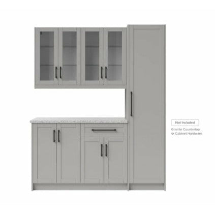 New Age Home Bar 5 Piece Cabinet Set