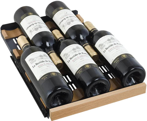 Allavino 15" FlexCount II Tru-Vino 30 Bottle Dual Zone Black Wine Refrigerator