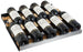 Allavino 24" Wide FlexCount II Tru Vino 56 Bottle Dual Zone Stainless Steel Left Hinge Wine Refrigerator