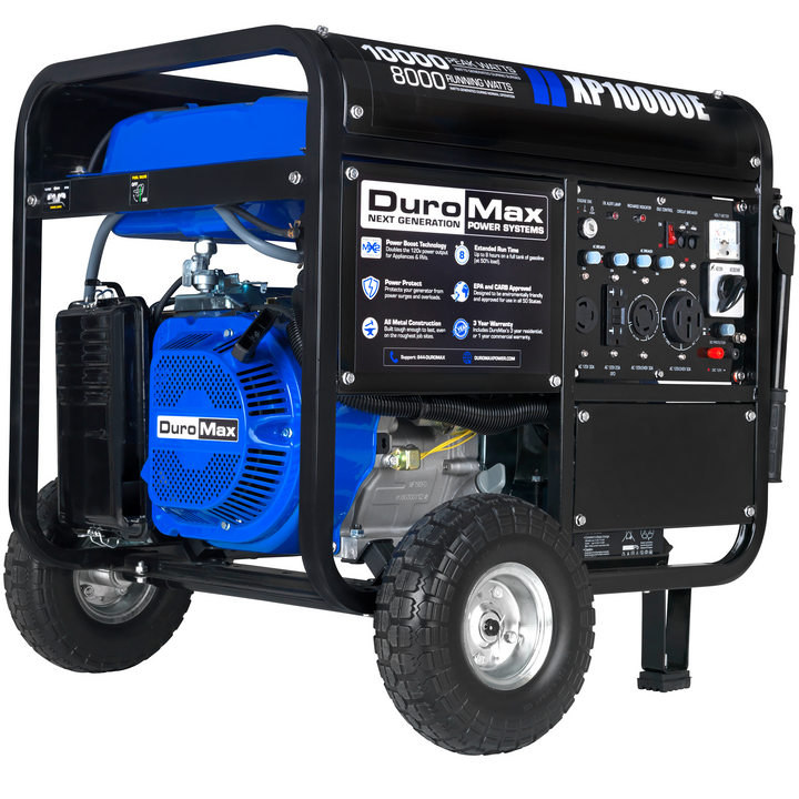 DuroMax 10,000 Watt Gasoline Portable Generator XP10000E