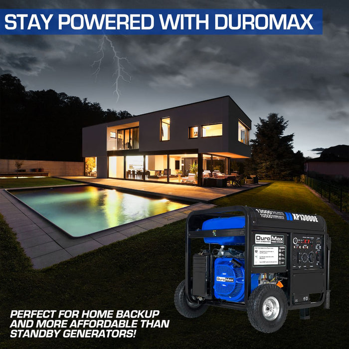 DuroMax 13,000 Watt Gasoline Portable Generator XP13000E