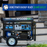 DuroMax 5,500 Watt Dual Fuel Portable HX Generator w/ CO Alert XP5500HX