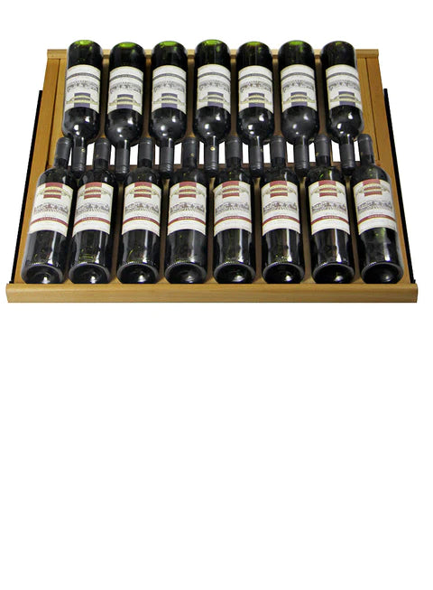 Allavino 32" Wide Vite II Tru-Vino 277 Bottle Single Zone Stainless Steel Right Hinge Wine Refrigerator