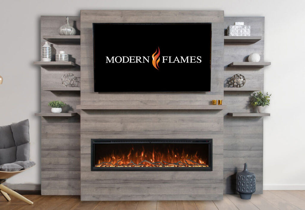 Modern Flames Electric Fireplace Allwood Wall System – Spectrum Slimline 60''