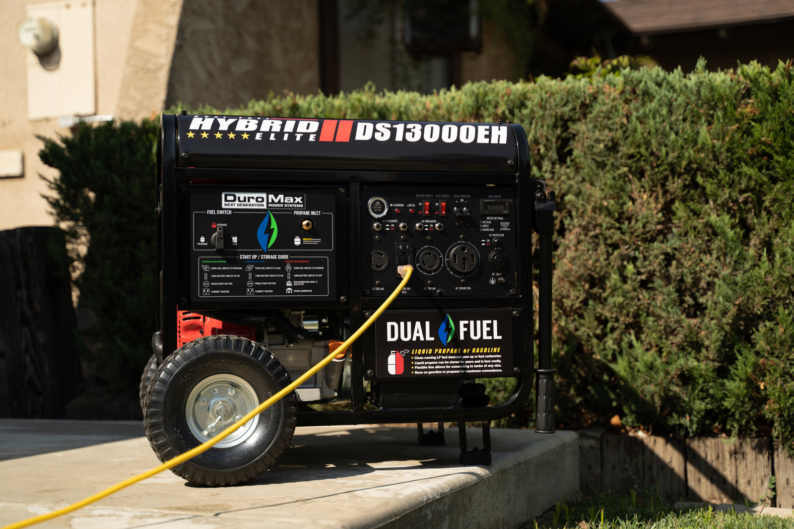 DuroMax 13,000 Watt Dual Fuel Portable Generator DS13000EH