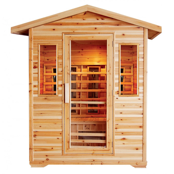 Sunray HL400D Cayenne 4-Person Outdoor Infrared Sauna