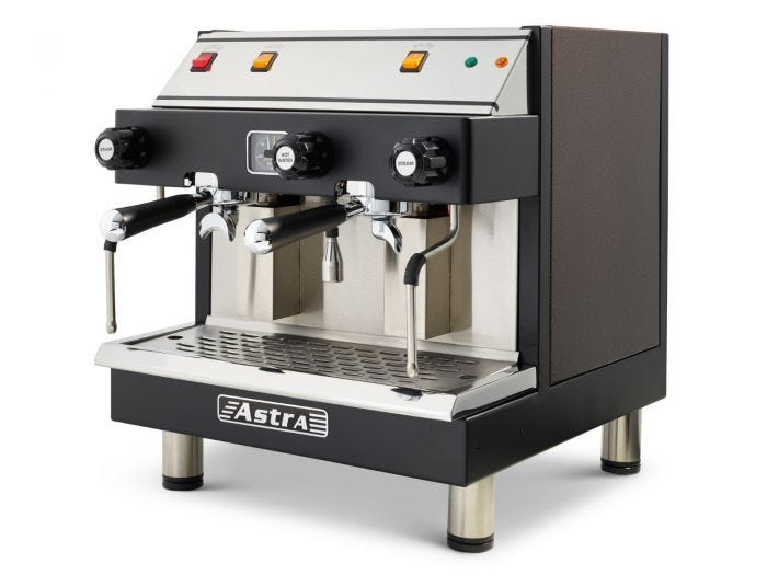 Astra MEGA II Semi-Automatic Espresso Machine, Compact 220V M2CS-019