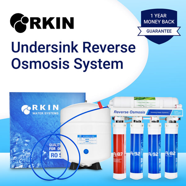 Rkin Flash Undersink Reverse Osmosis System with Chrome Lead-Free Faucet