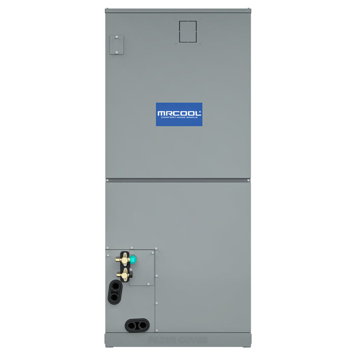 MRCOOL 36K BTU, 18 SEER Ducted Air Handler and Condenser | CENTRAL-36-HP-230-00