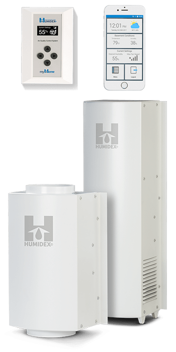 Humidex Crawlspace Combo with HCS & Wireless and Mobile App + Booster Fan (HCS-CmHBa-Hdex)