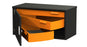 Swivel Storage Solutions 36" H x 19" W x 18" D Storage Cabinet Black