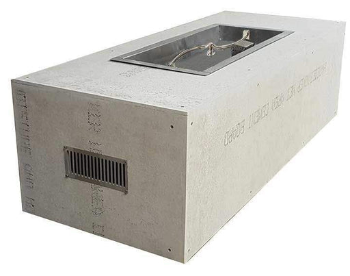 HPC Fire Rectangular 60 x 24 Inch Unfinished Fire Pit Enclosures for 36x14 Inch S-Fire Burner Pans