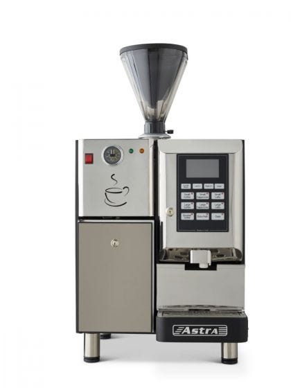Astra Super Automatic Espresso Machine, Single Hopper with Refrigerator, 110V, SM-111-1