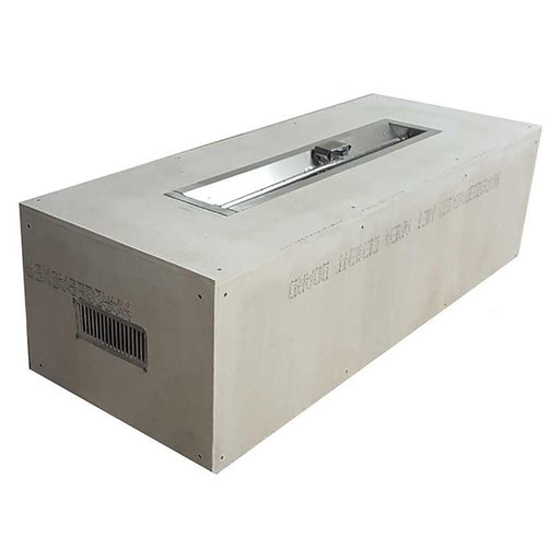 HPC Fire Rectangular 60 x 24 Inch Unfinished Fire Pit Enclosures for 48 Inch Troughs